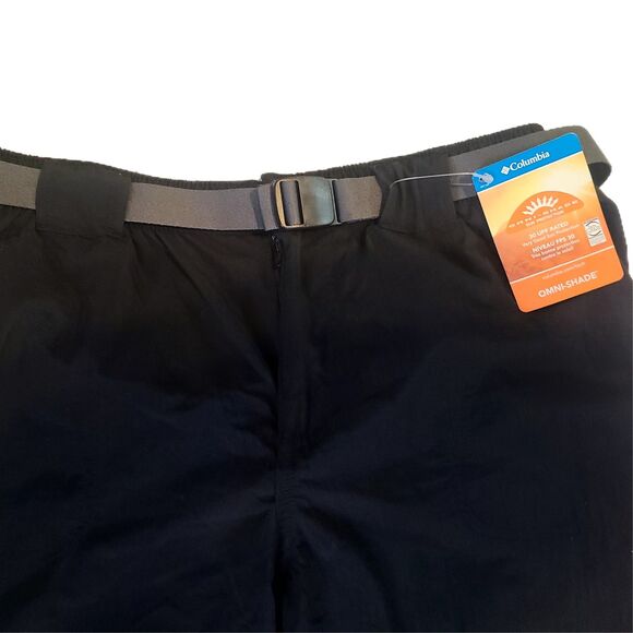Columbia | NWT Black Sandy River Active Outdoor UPF Cargo Shorts, Size L (12-14) - Picture 6 of 9